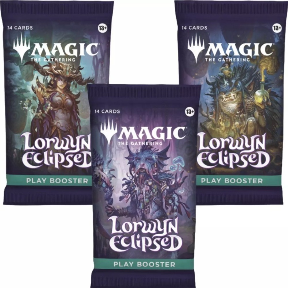 3 Packs Magic The Gathering Play Booster Pack Lot MTG Lorwyn Eclipsed